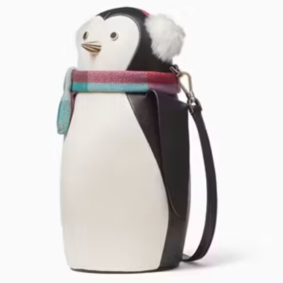 kate spade Morty Penguin Crossbody bag purse nwot - Picture 4 of 6